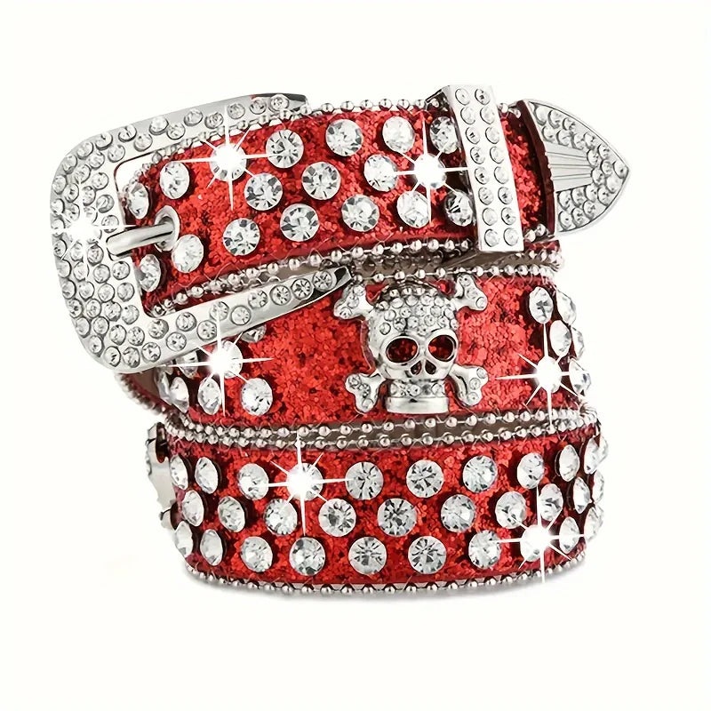 Stylish Rhinestone Y2K Belt
