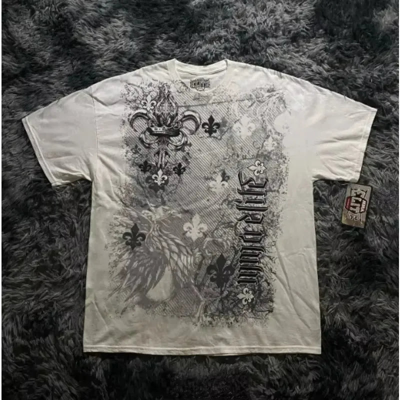 Y2k White MMA-Elite T-Shirt