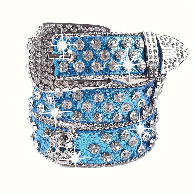 Stylish Rhinestone Y2K Belt