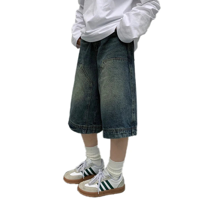 Y2K Vintage Baggy Jean Shorts