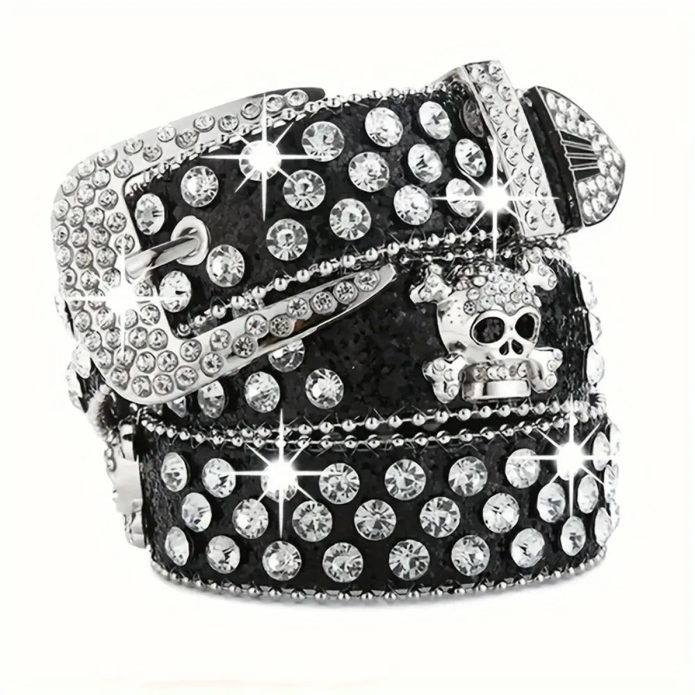 Stylish Rhinestone Y2K Belt