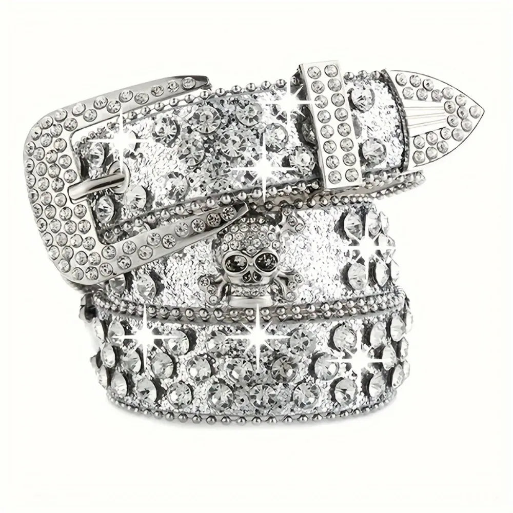 Stylish Rhinestone Y2K Belt