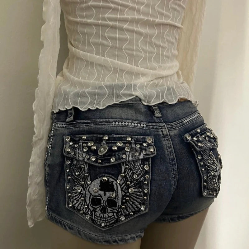 Y2K Retro Short Shorts