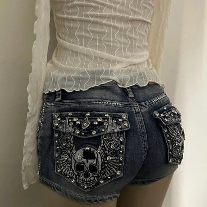 Y2K Retro Short Shorts