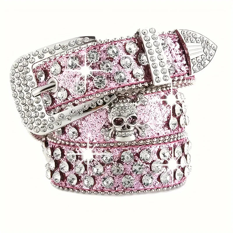 Stylish Rhinestone Y2K Belt