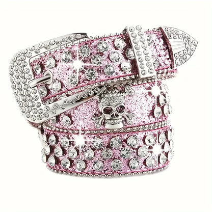 Stylish Rhinestone Y2K Belt