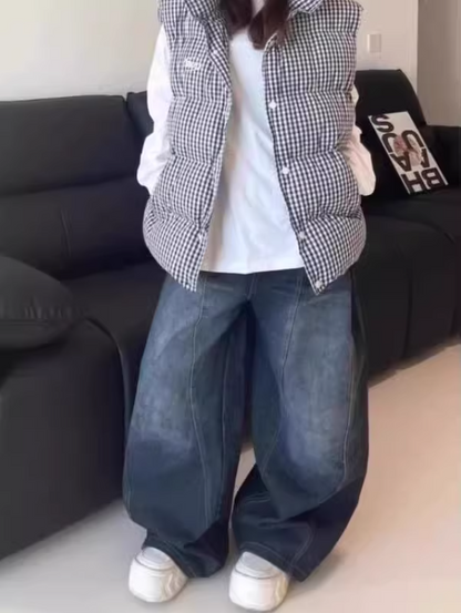 Retro American Street Style Baggy Jeans