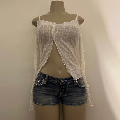 Y2K Retro Short Shorts