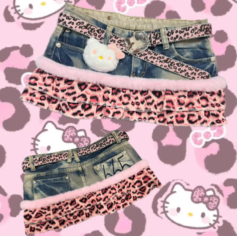 Y2K Vintage Hello Kitty Skirt