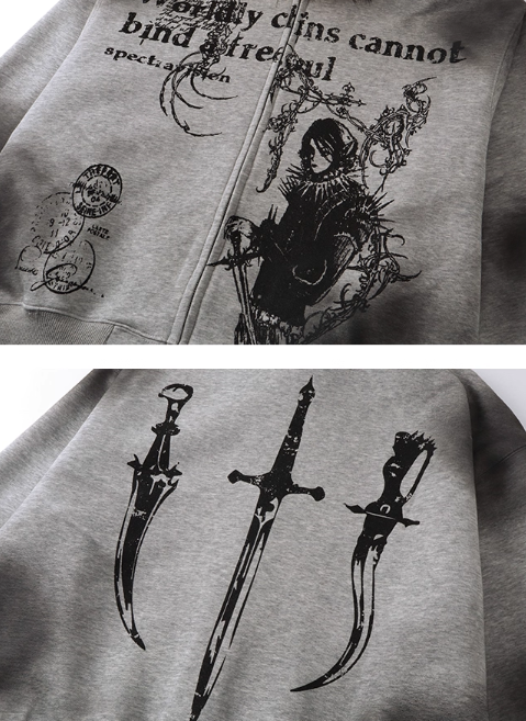 Kkbbu American Retro Fur Hoodie